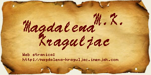 Magdalena Kraguljac vizit kartica